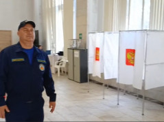 Участие Спасателей Службы спасения  г. Краснодара в мероприятиях по проведению выборов губернатора Краснодарского края